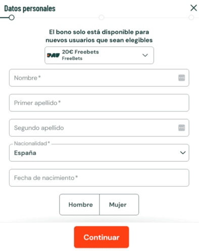 REGISTRO Paf casino